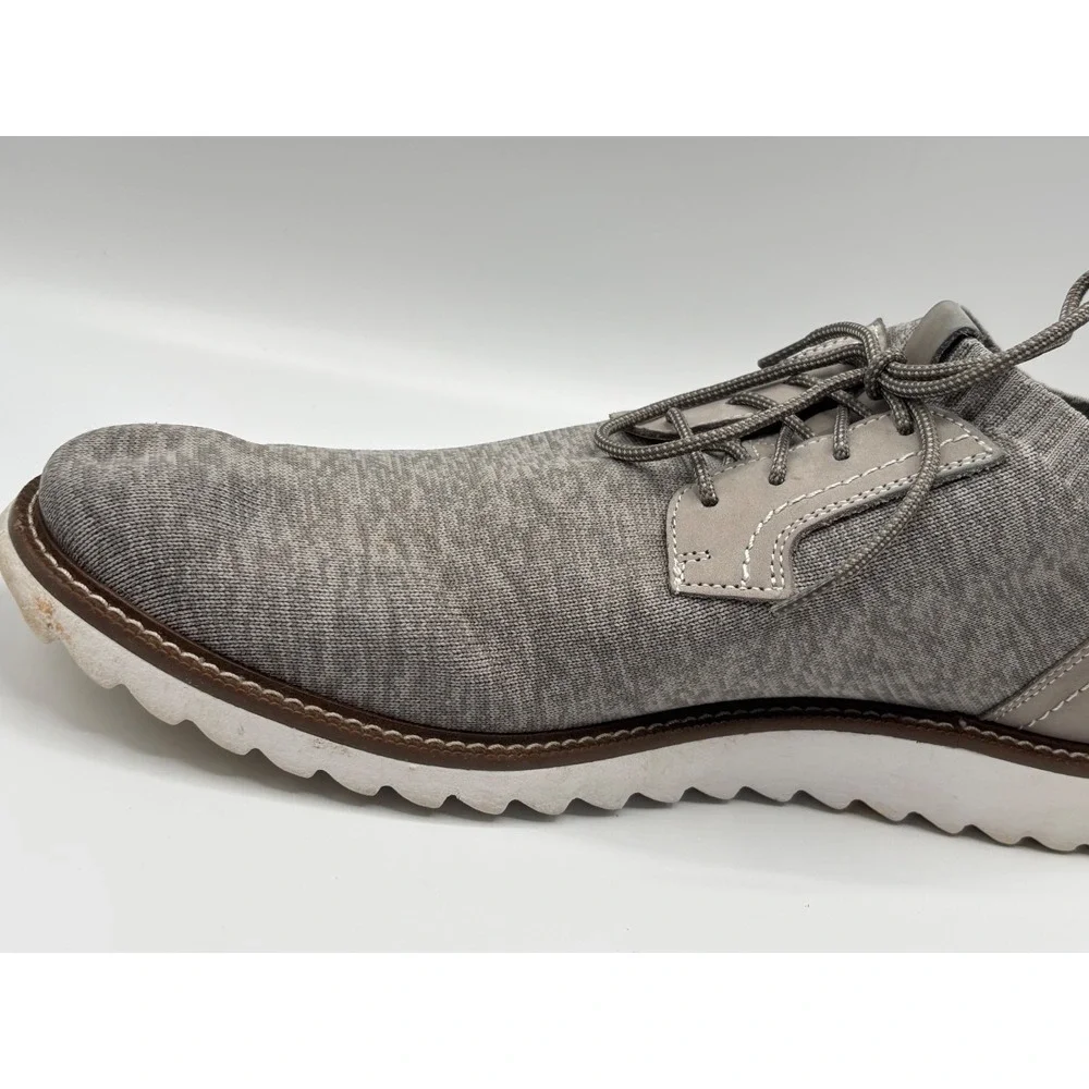 J. Murphy by Johnston & Murphy Men's Gray Knit Casual Derby Shoes Size 13